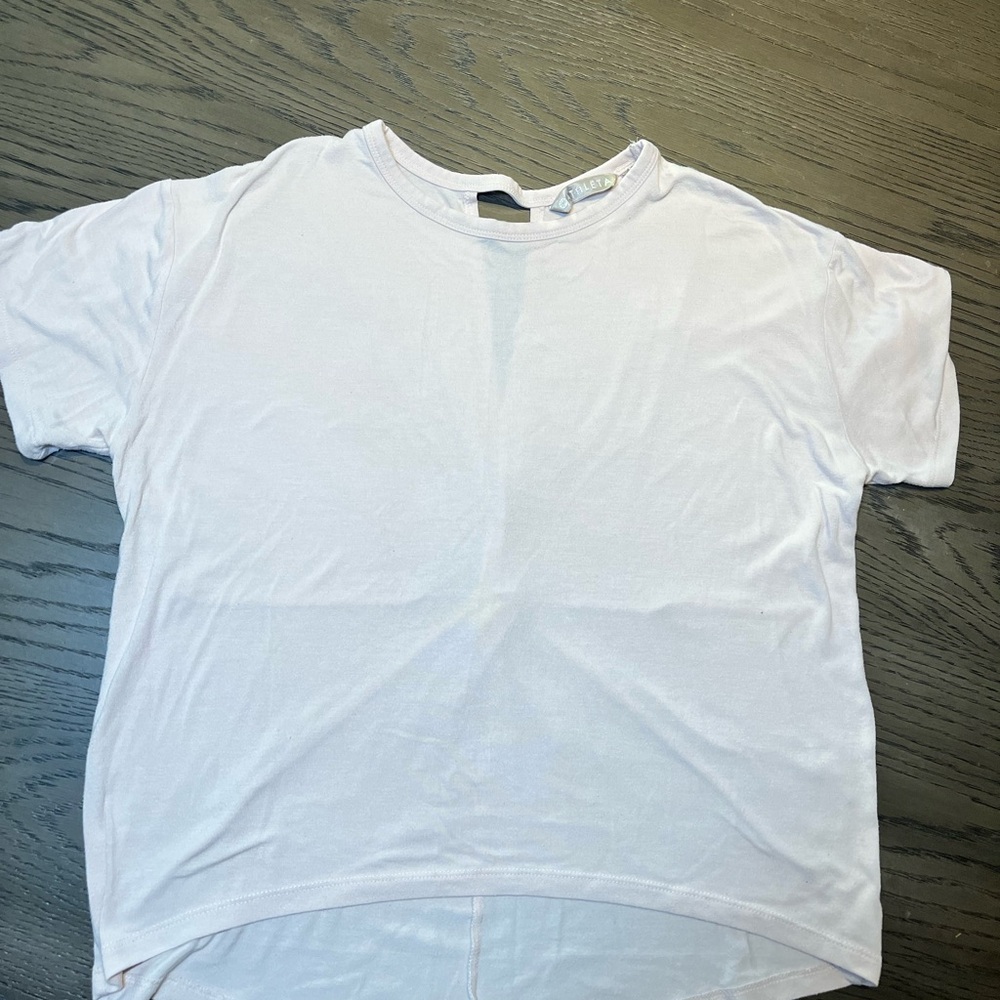 Athleta beige pink Casual T-Shirt